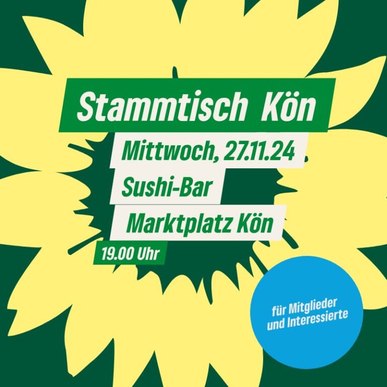 Grüner Stammtisch KÖN