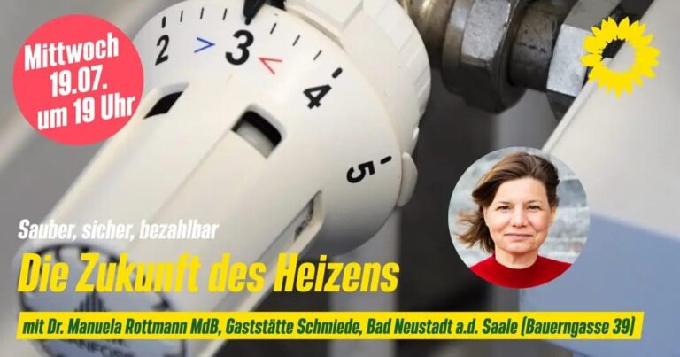 „Die Zukunft des Heizens“ mit Manuela Rottmann