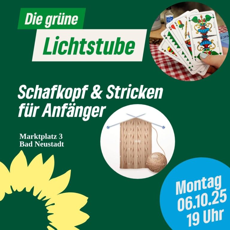 Schafkopf & Stricken für Anfänger!