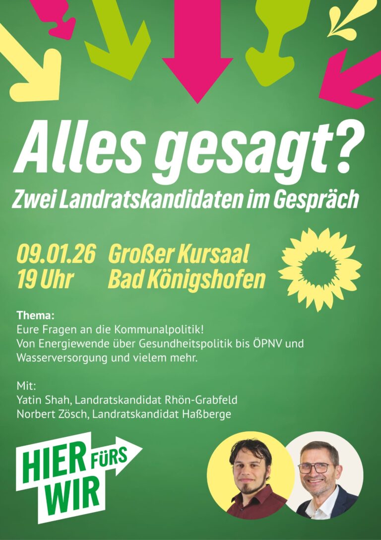 Alles gesagt? Zwei Landratskandidaten im Gespräch